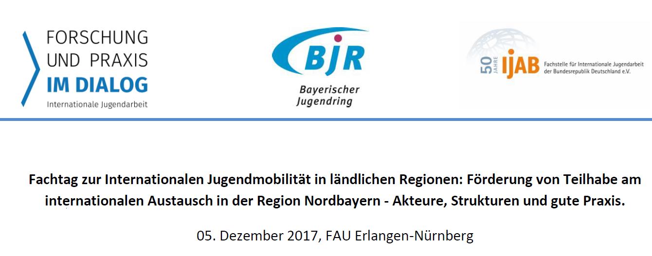 Towards entry "Conference “Facilitation of Participation in International Youth Exchange in the Region of Northern Bavaria. Stakeholders, structures and good practice“"