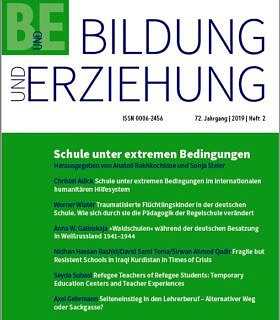 Towards entry "JUST PUBLISHED: “Schools under Extreme Conditions” – special issue of “Bildung und Erziehung”"