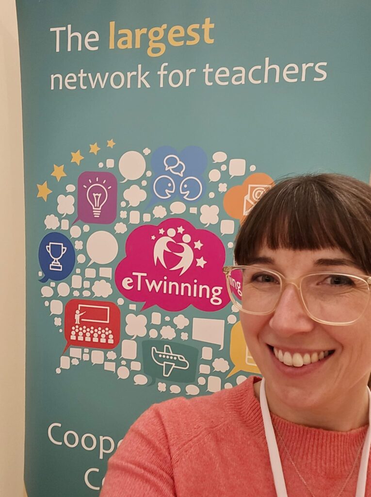 Ms. Flötotto at the eTwinning seminar in Budapest